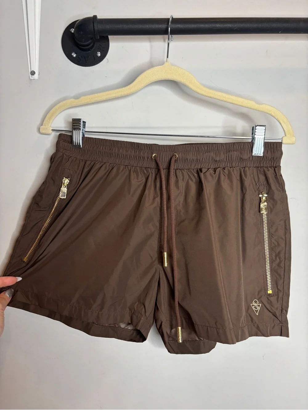 SINK Signature Swim Shorts Size S Brown